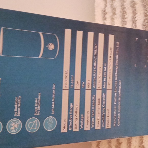 Raydrop ultrasonic humidifier - Picture 3 of 4